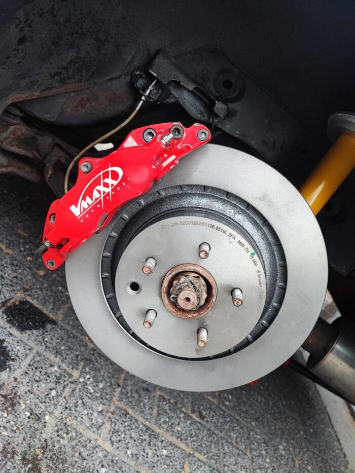 Rear Vmaxx 4 Piston - 350 x 20 mm [BB0001UST] - Skull Brakes