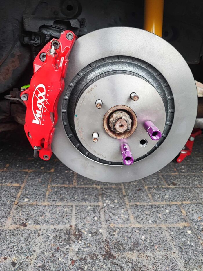 Rear Vmaxx 4 Piston - 350 x 20 mm [BB0001UST] - Skull Brakes